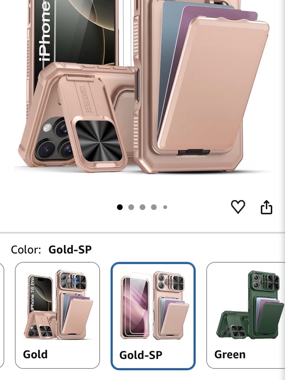 iPhone 16 pro case with card holder